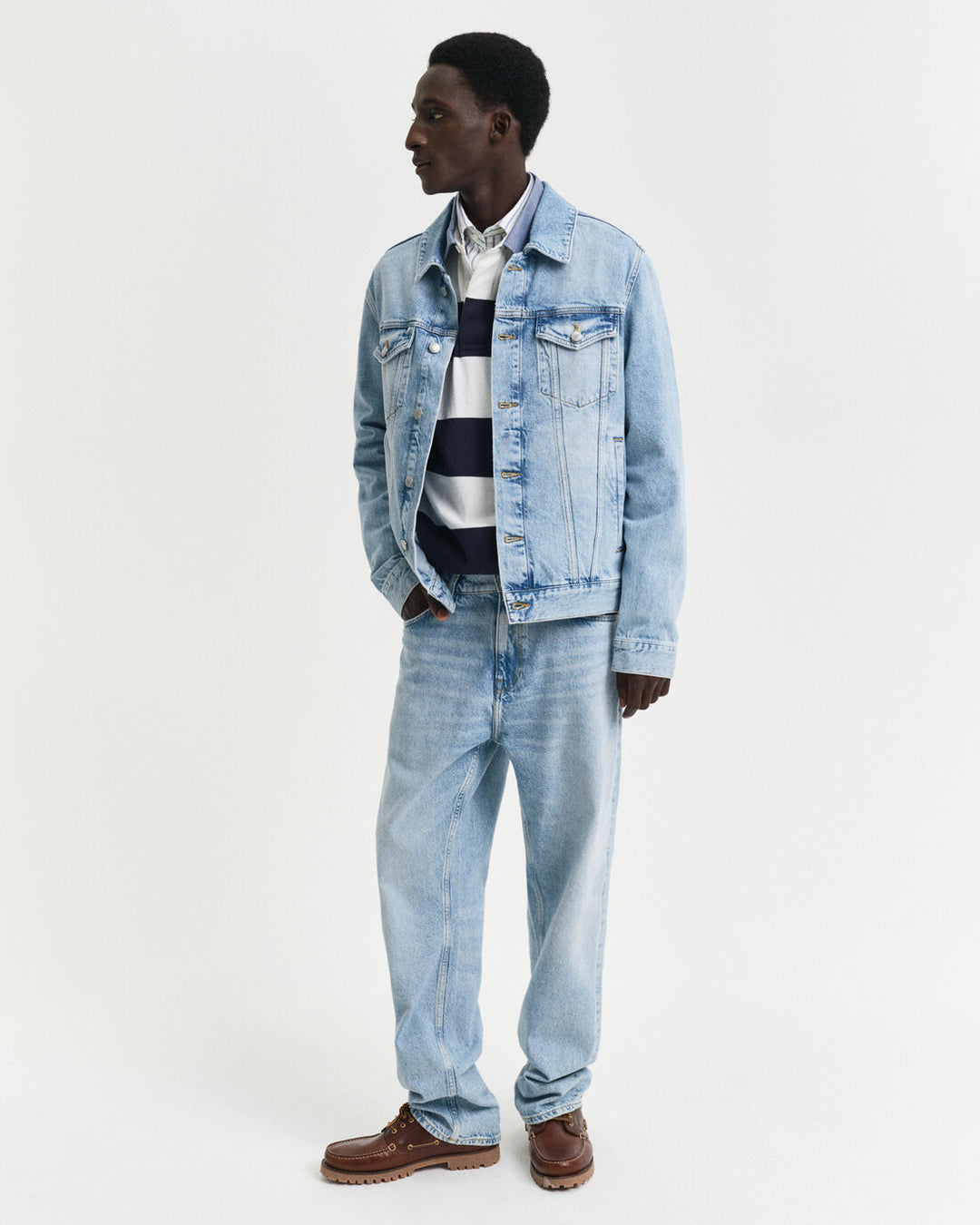 GANT Reg Chambray Stripe Heavy Rugger/Polo majica 2004083