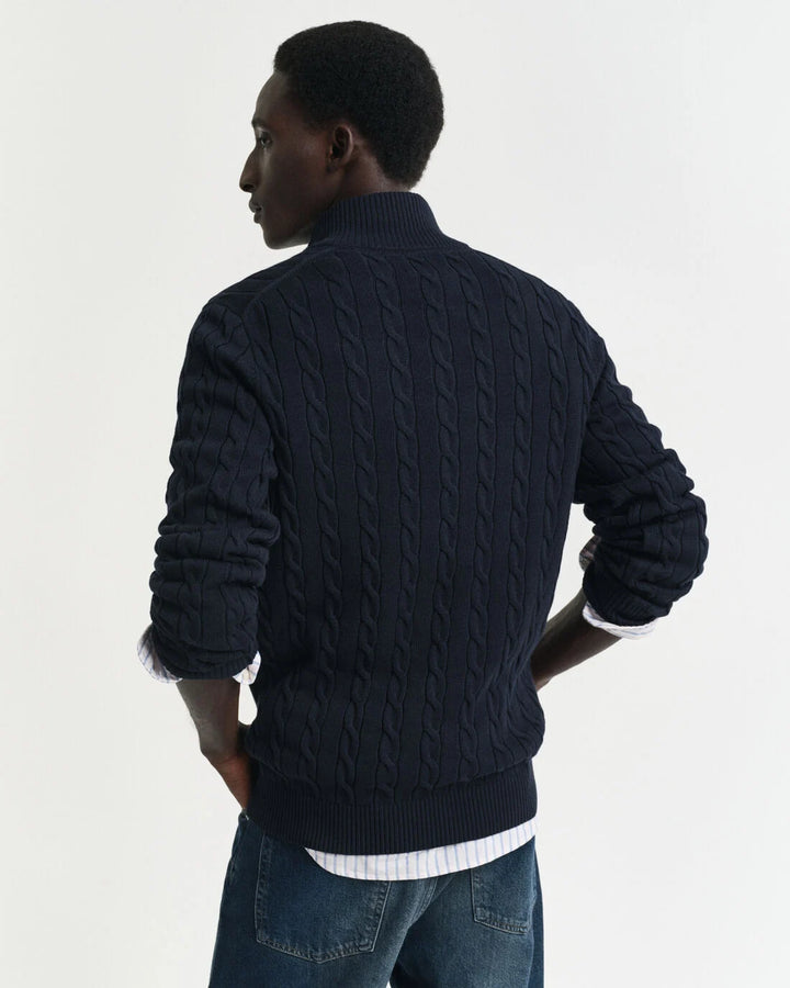 GANT Cotton Cable Half Zip/Pulover 8050603