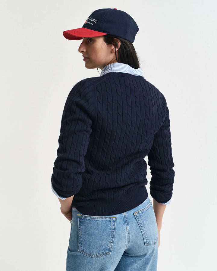 GANT Stretch Cotton Cable C-Neck/Pulover 4800100