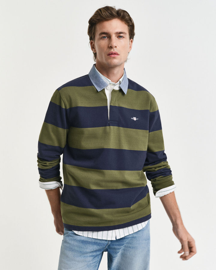 GANT Reg Chambray Stripe Heavy Rugger/Polo majica 2004083