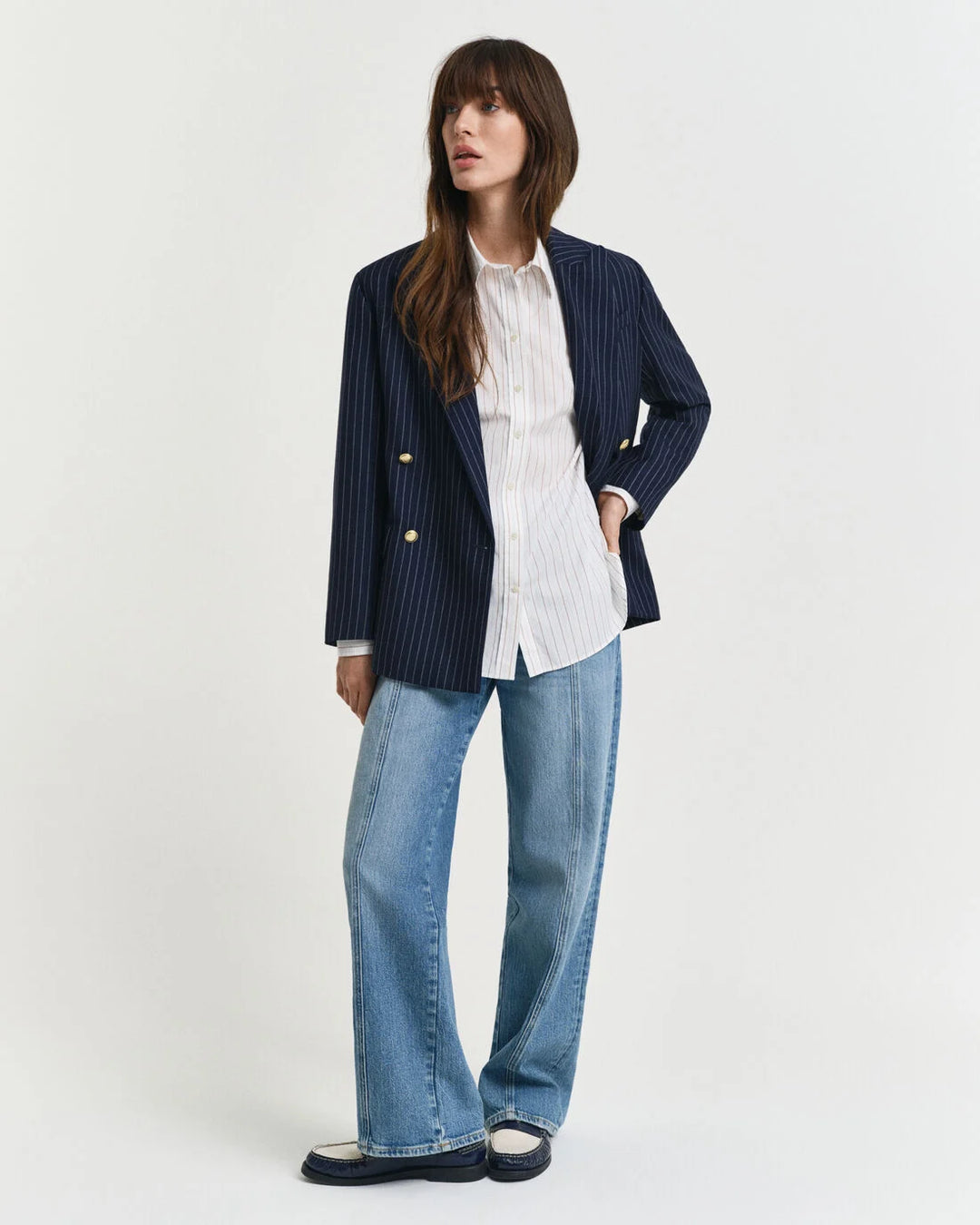 GANT Rel Striped Volume Sleeve Shirt/Košulja 4300520