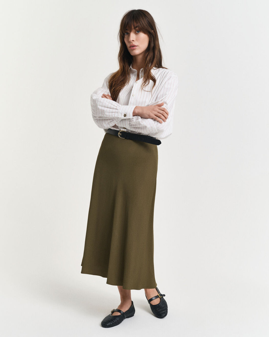 GANT Fluid Midi Skirt/Suknja 4400193