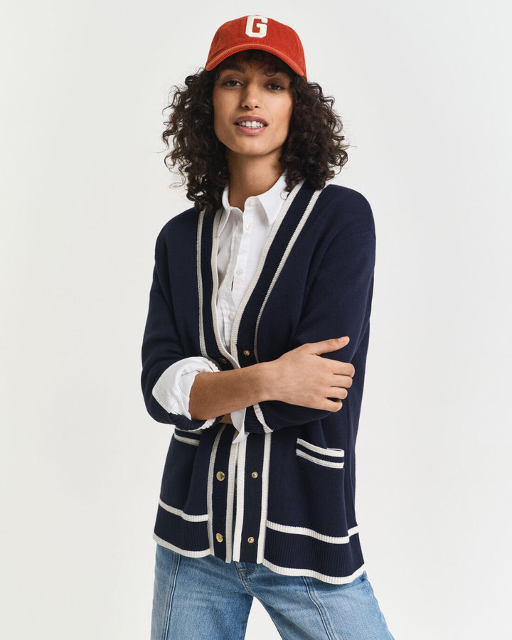 GANT Contrast Knit Cardigan/Pulover 4805340