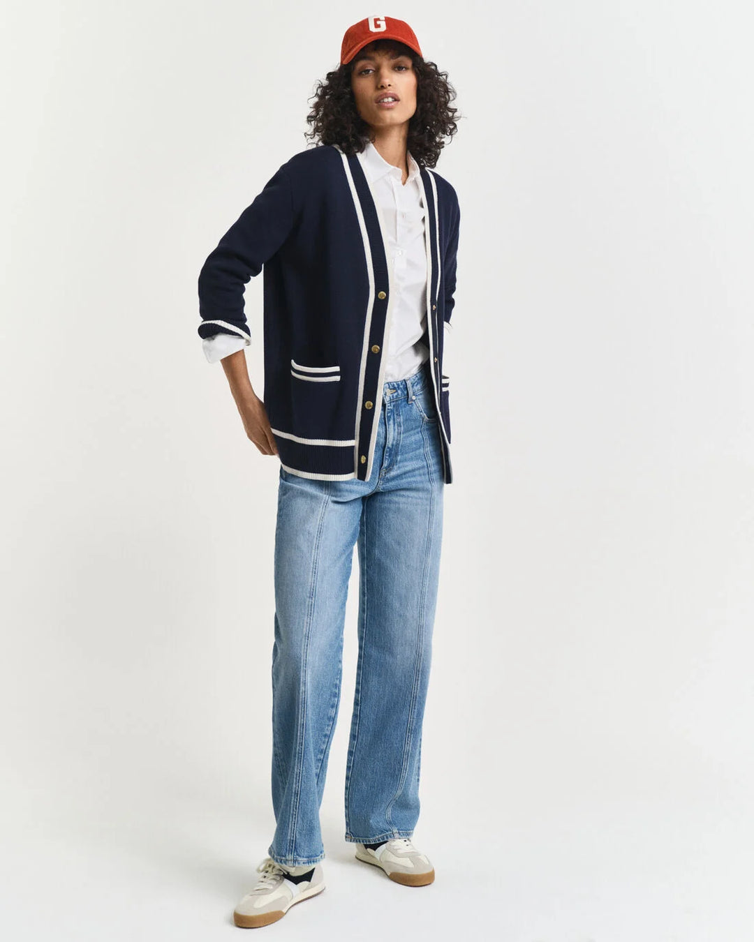 GANT Contrast Knit Cardigan/Pulover 4805340