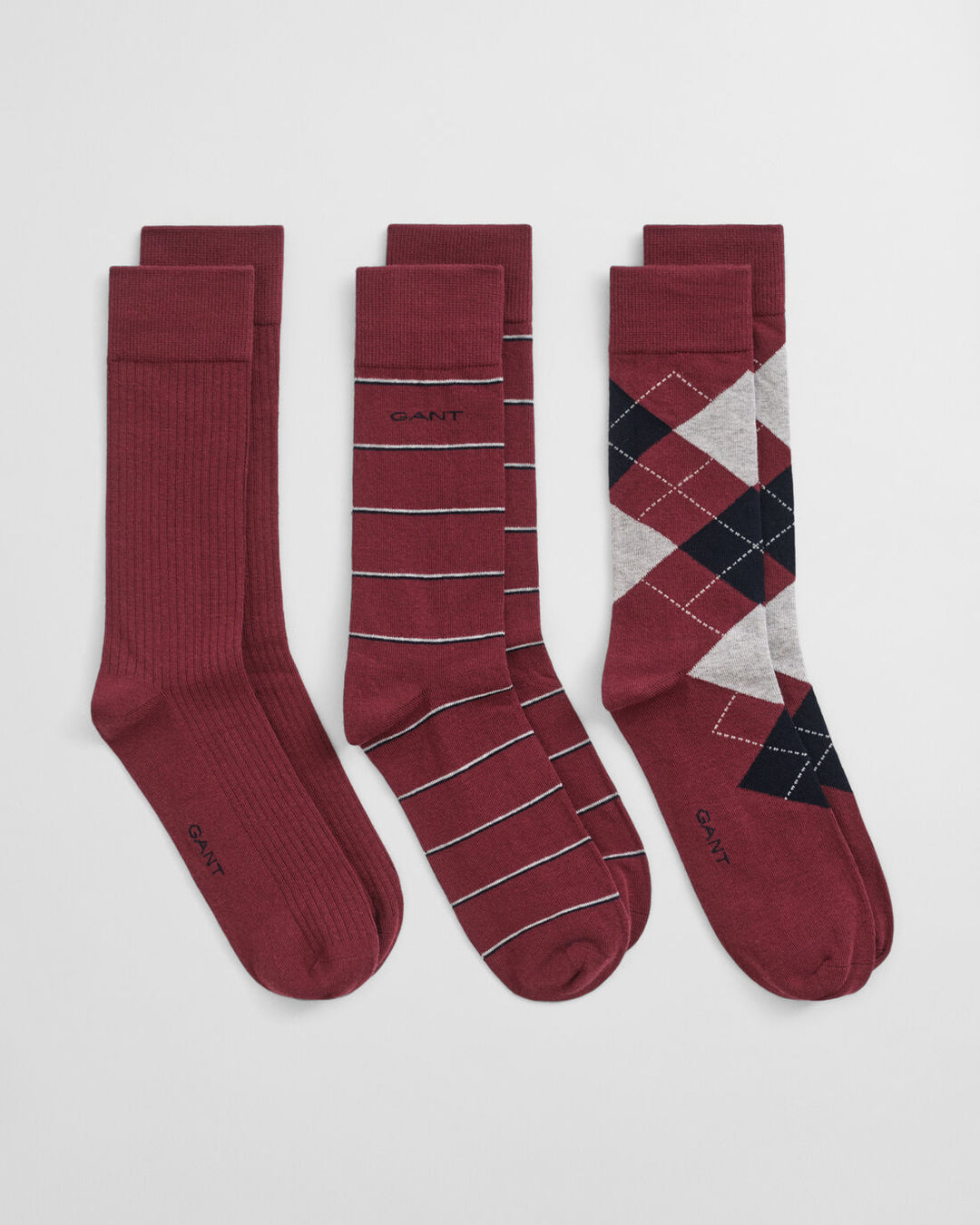 GANT Argyle And Stripe 3-Pack/Čarape 9960334
