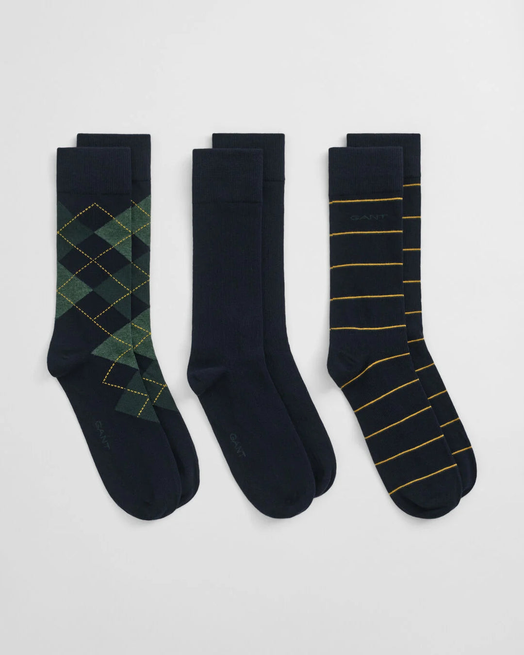 GANT Argyle And Stripe 3-Pack/Čarape 9960334
