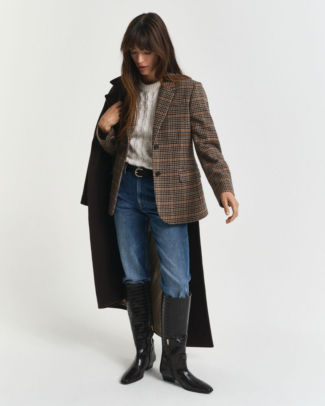 GANT Reg Wool Houndstooth Blazer/Sako 4770344
