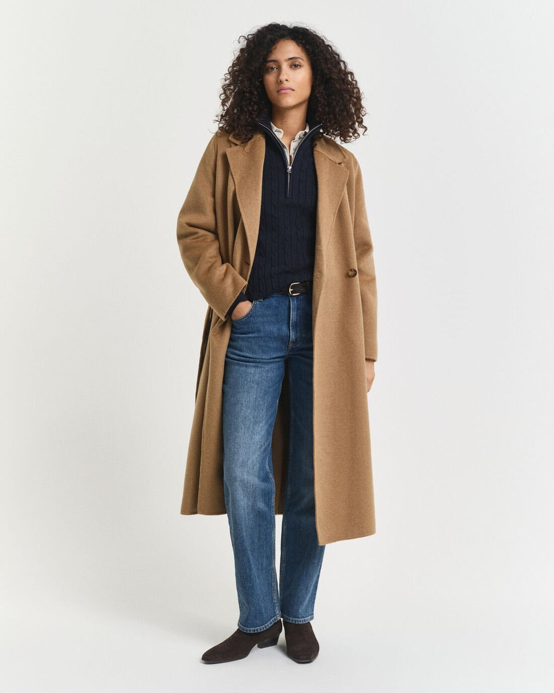 GANT Stretch Cotton Cable Half-Zip/Pulover 4805418