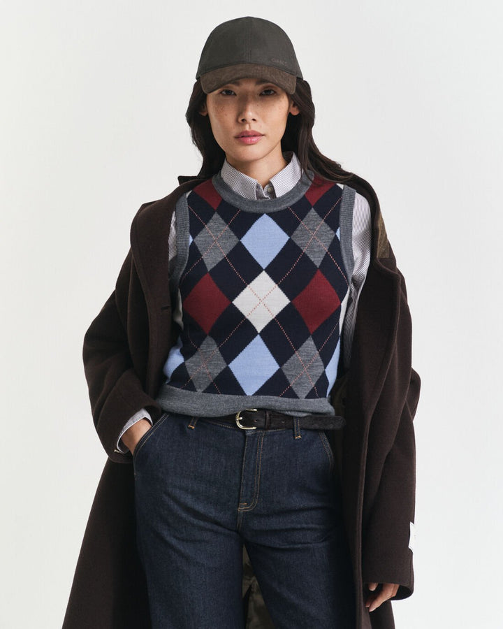 GANT Argyle C-Neck Vest/Pulover 4805350