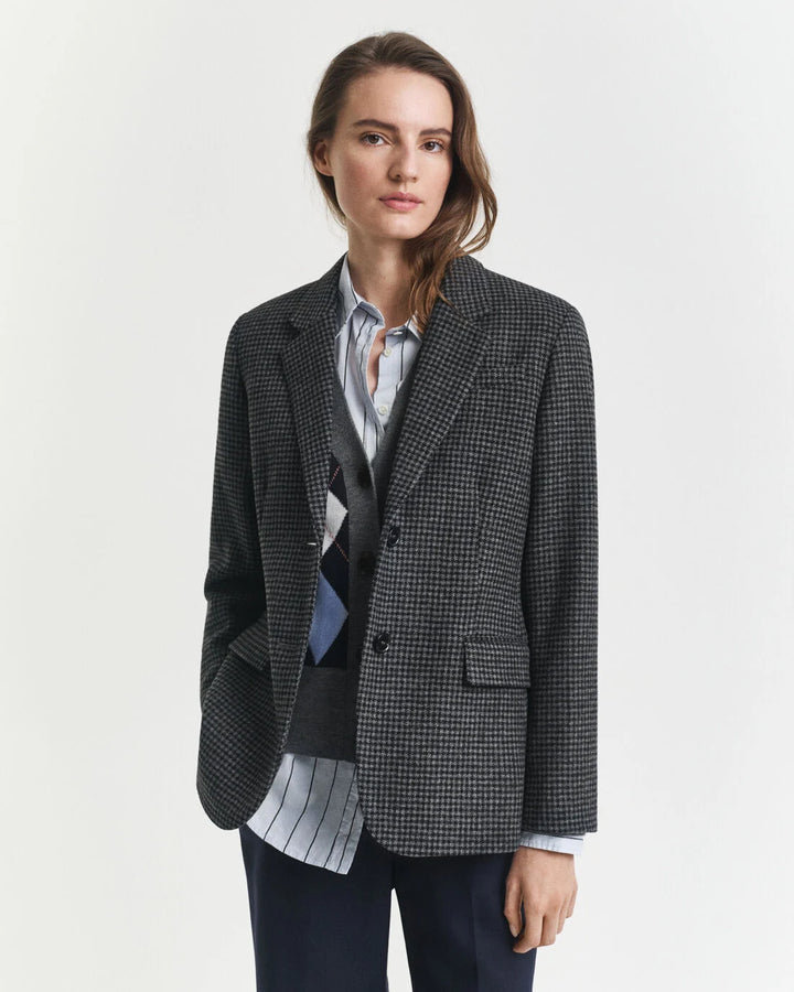 GANT Reg Wool Houndstooth Blazer/Sako 4770344