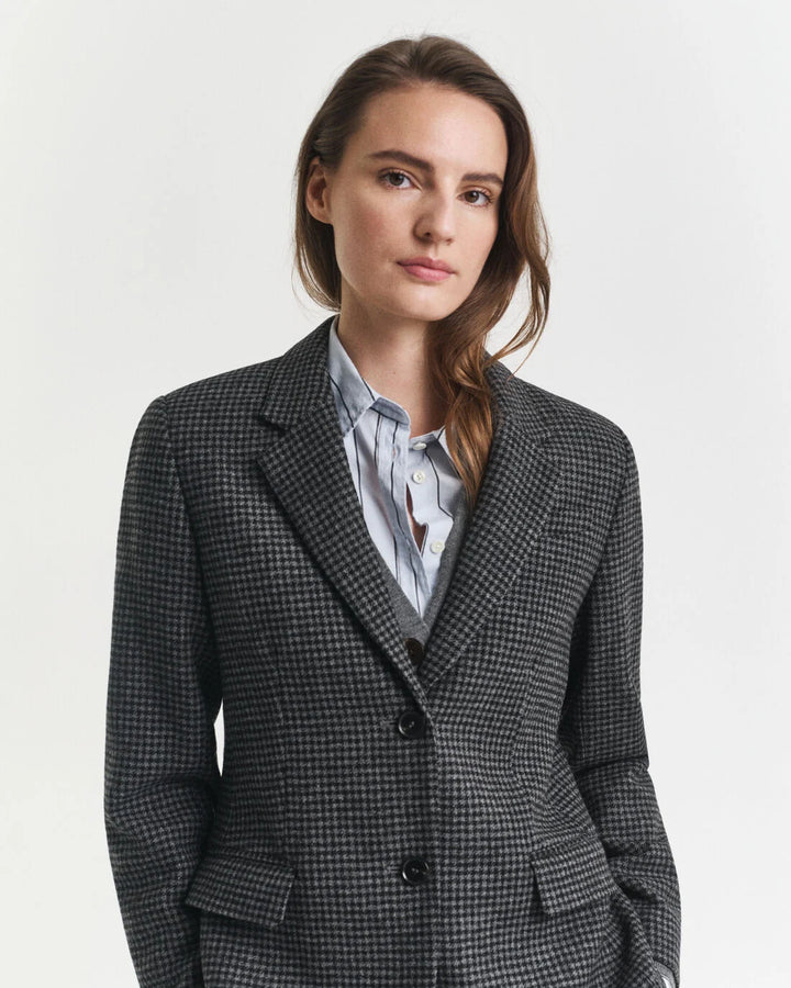 GANT Reg Wool Houndstooth Blazer/Sako 4770344