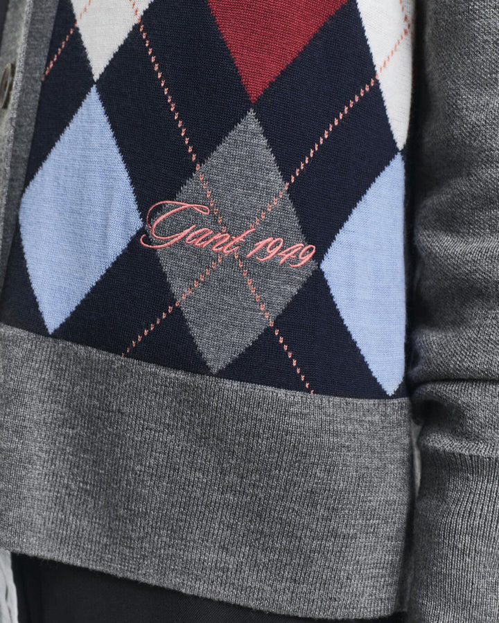 GANT Argyle V-Neck Cardigan/Pulover 4805358
