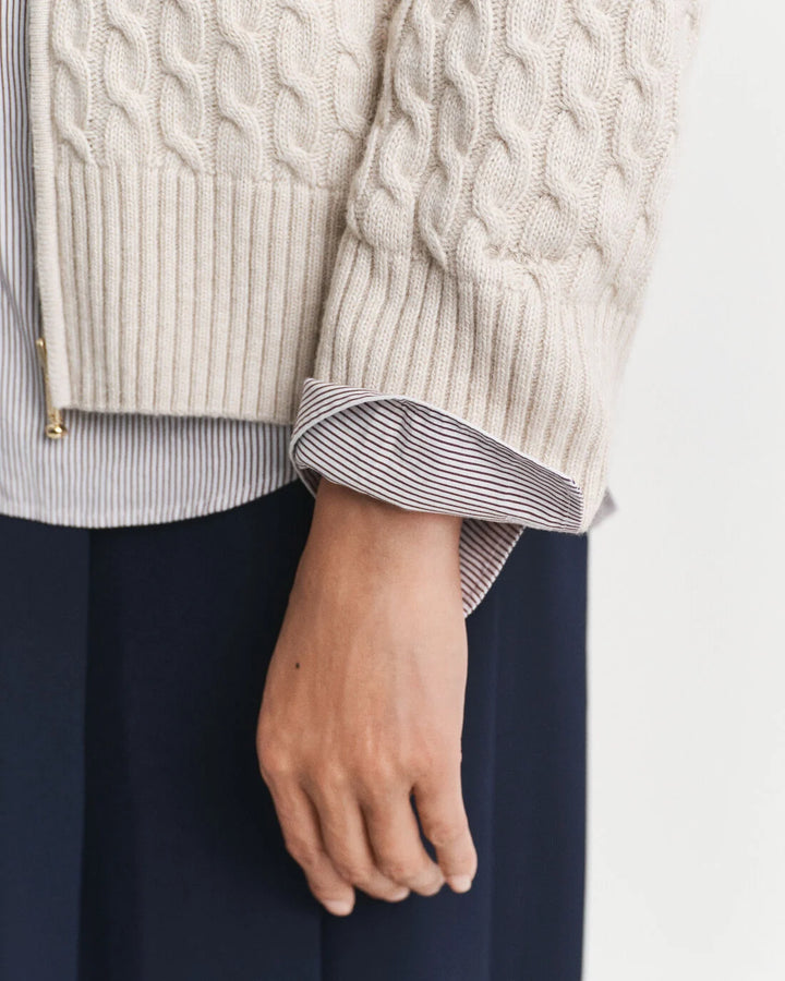 GANT Cable Knit Zip Cardigan/Pulover 4805401