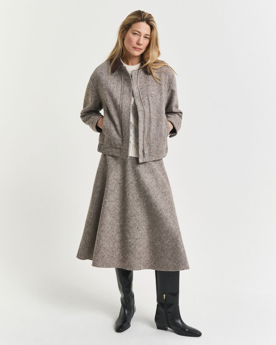 GANT Midi Flared Wool Skirt/Suknja 4400210