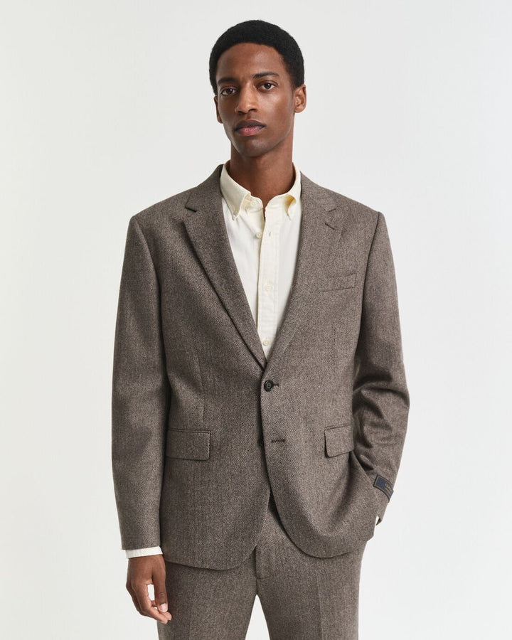 GANT Flannel Herringbone Suit Jacket/Sako 7706342