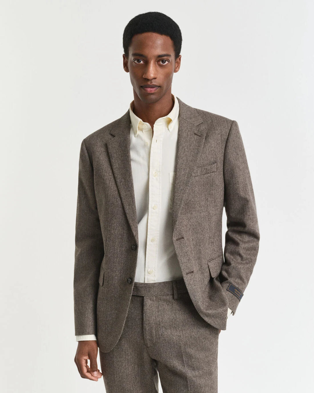 GANT Flannel Herringbone Suit Jacket/Sako 7706342