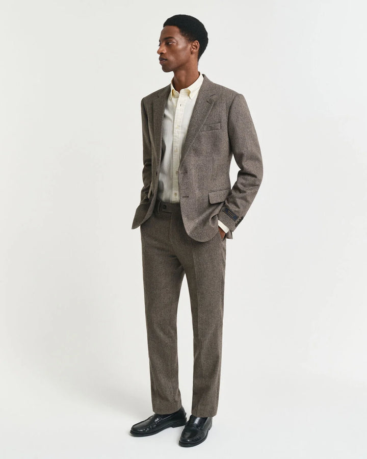 GANT Flannel Herringbone Suit Jacket/Sako 7706342
