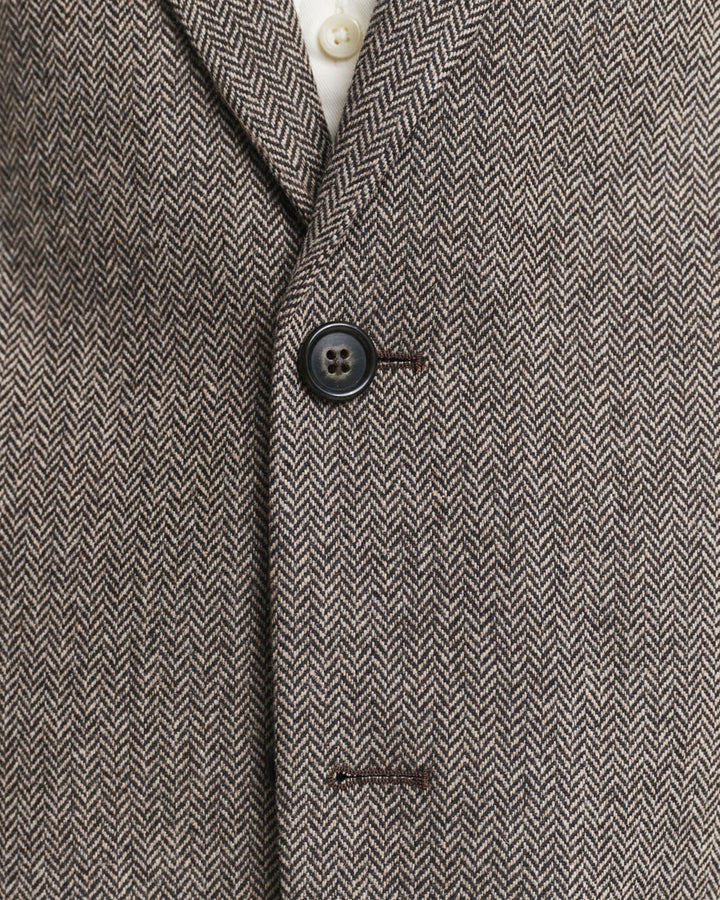 GANT Flannel Herringbone Suit Jacket/Sako 7706342