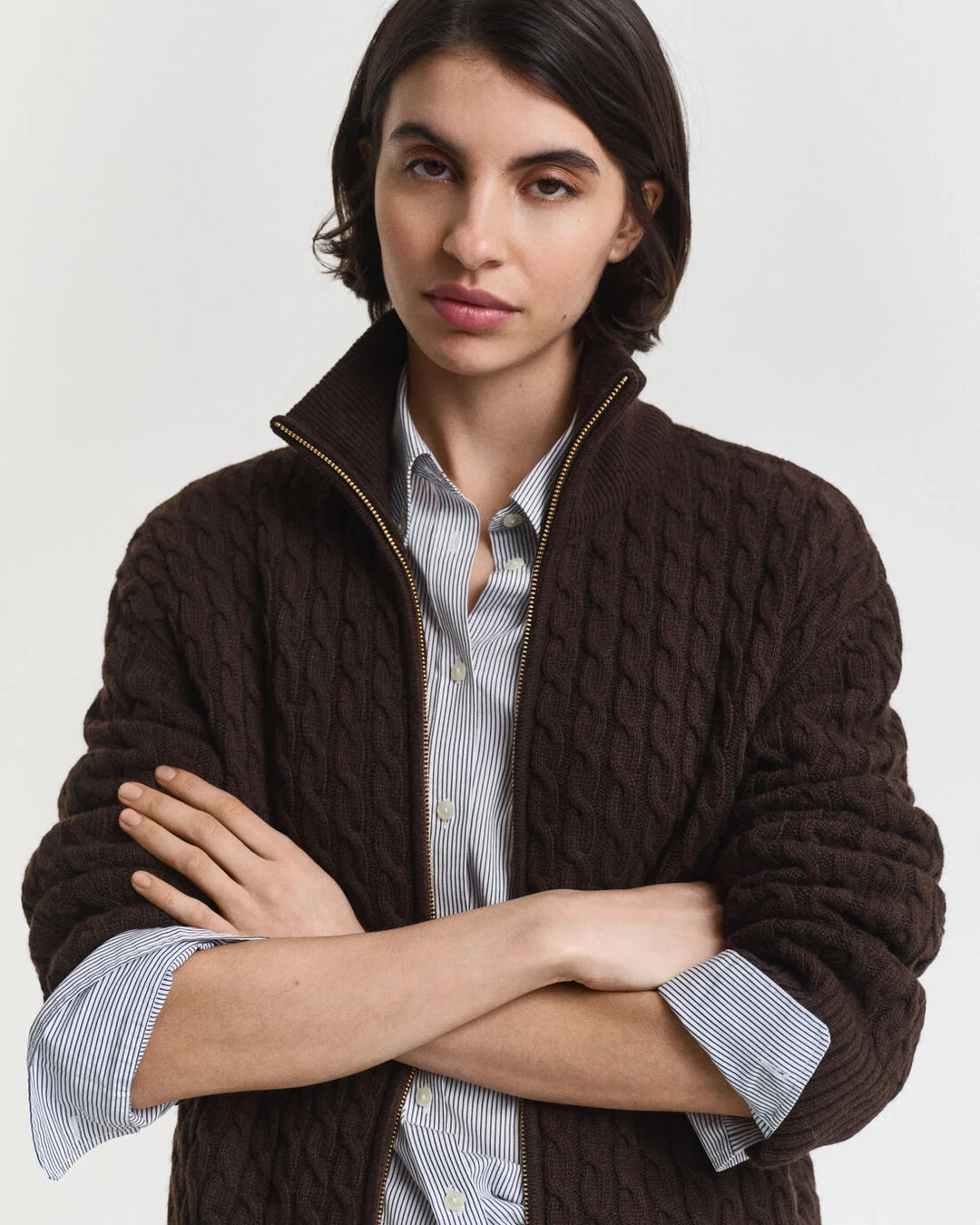 GANT Cable Knit Zip Cardigan/Pulover 4805401