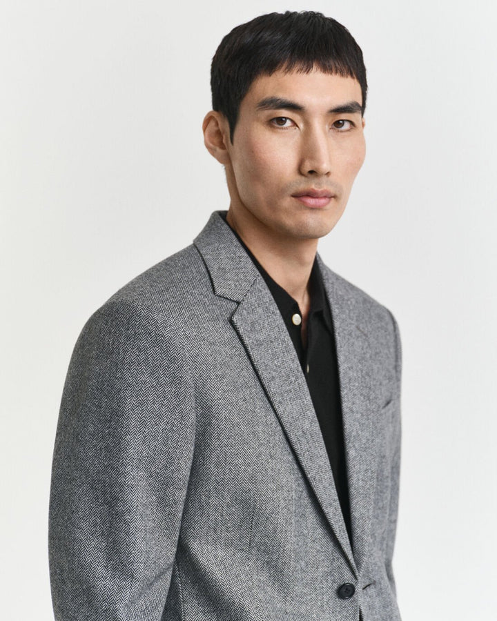 GANT Flannel Herringbone Suit Jacket/Sako 7706342