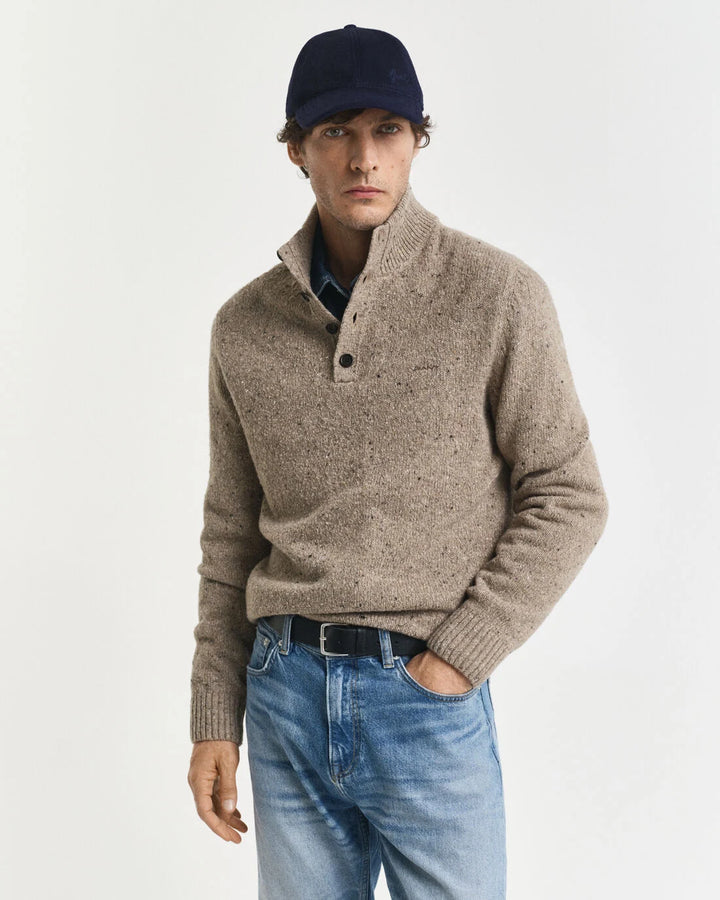 GANT Wool Blend Neps Half Buttoned/Pulover 8040232