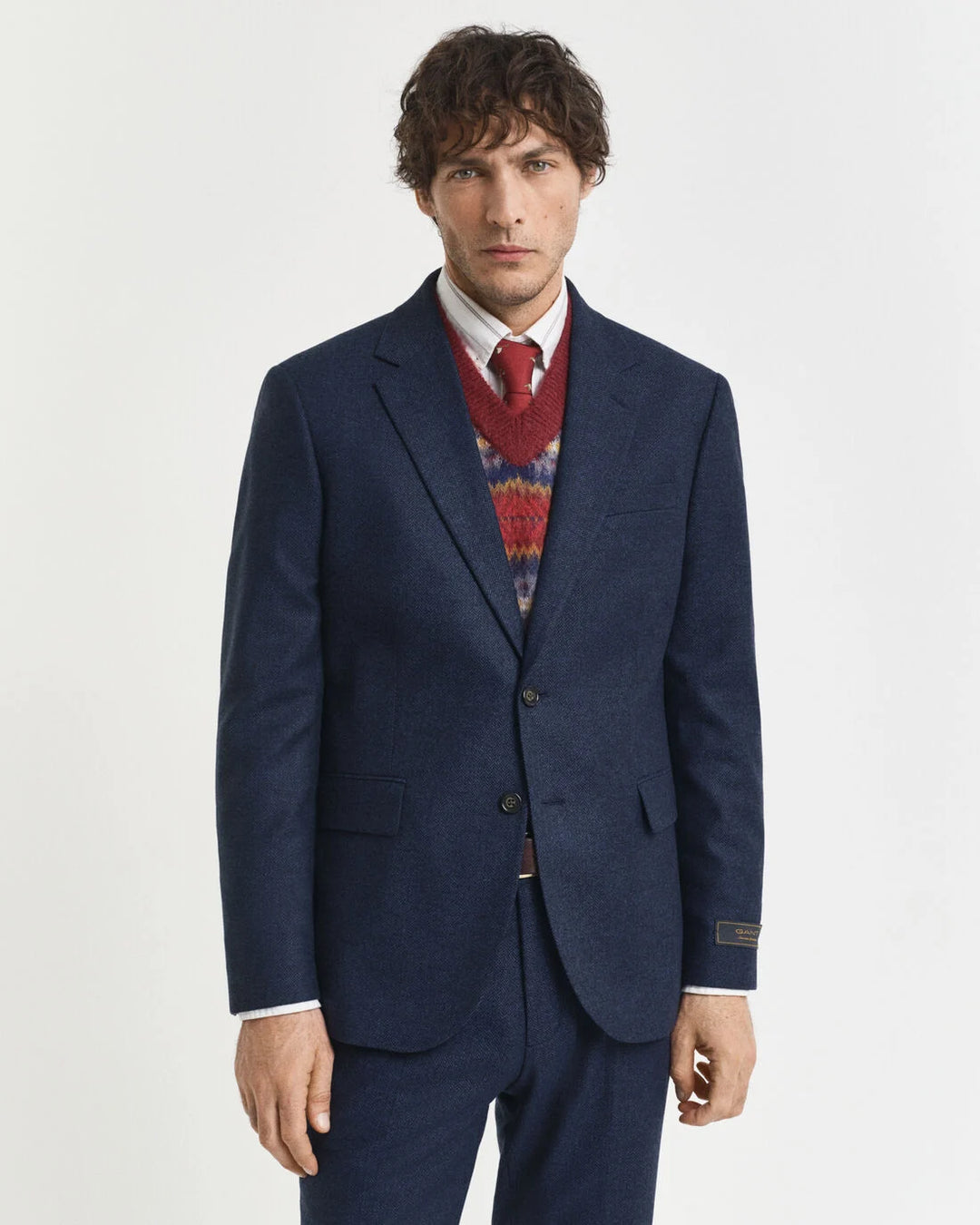 GANT Flannel Herringbone Suit Jacket/Sako 7706342