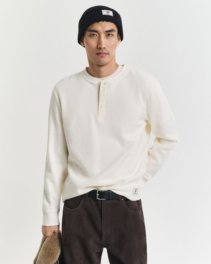 GANT Waffle Ls Henley/Majica 2003358