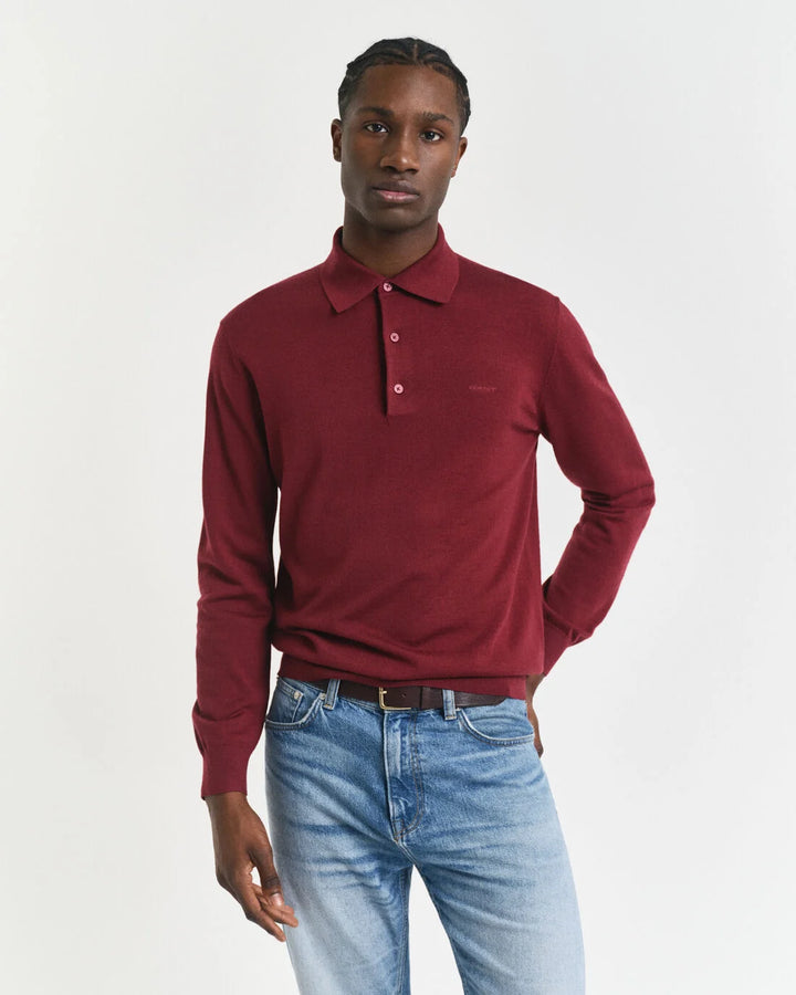 GANT Extrafine Merino Wool Polo/Pulover 8050310