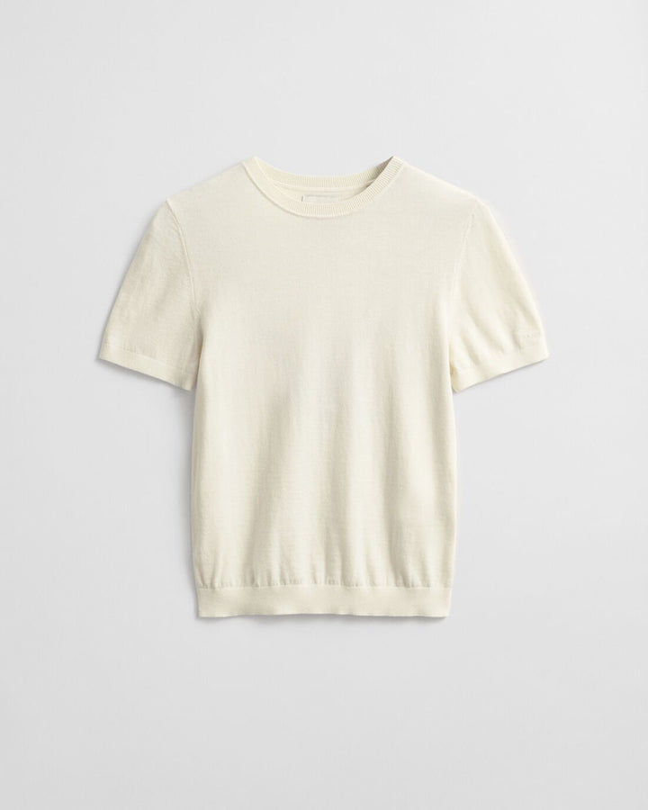 GANT Lightweight Short Sleeve Crew Neck Sweater/Pulover 4805433