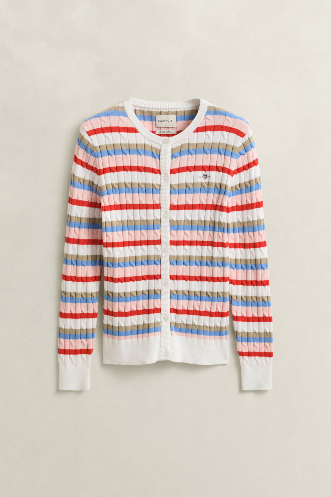 GANT Striped Cable Knit Cardigan/Pulover 4800112