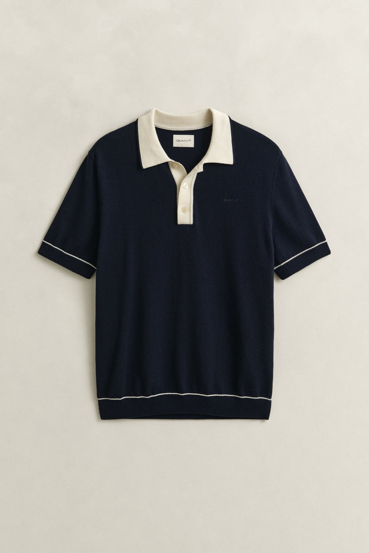 GANT Cotton Modal Polo Sweater/Pulover 8030287
