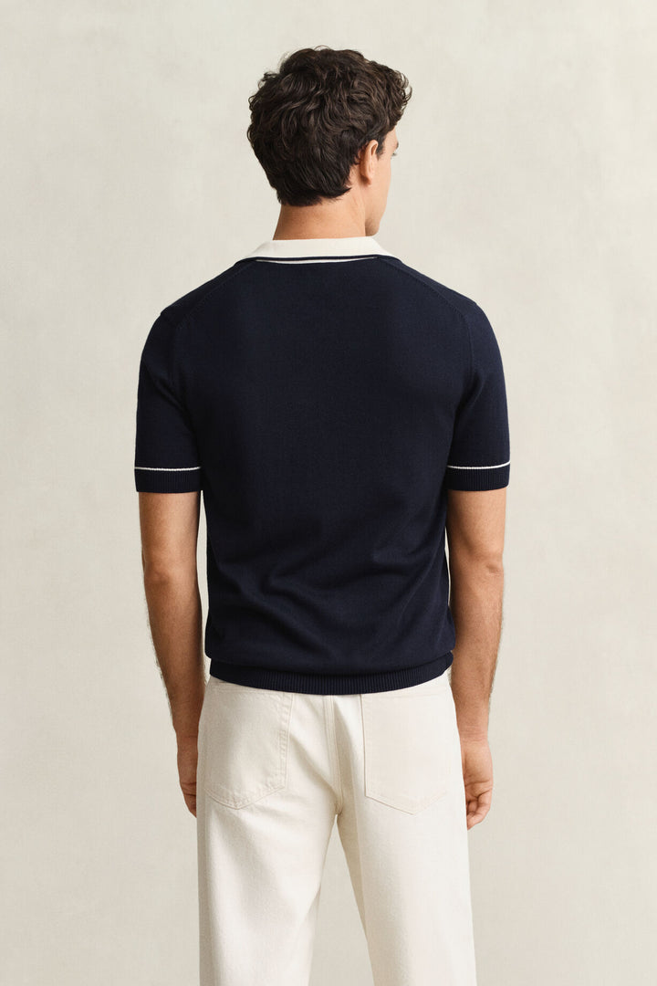 GANT Cotton Modal Polo Sweater/Pulover 8030287