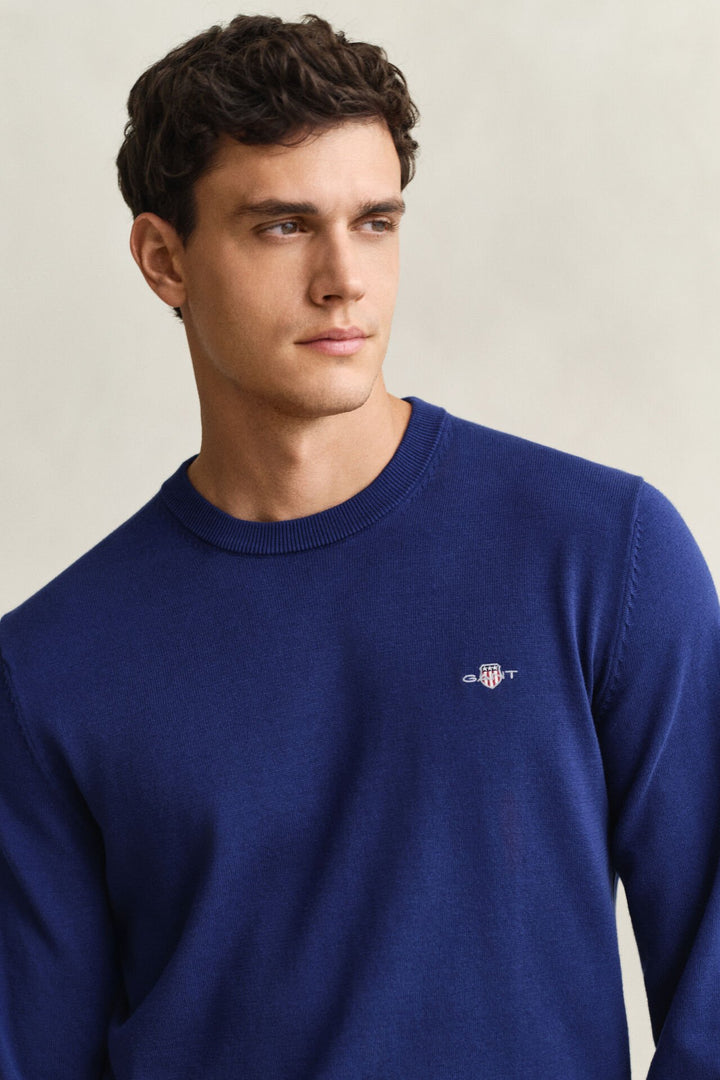 GANT Cotton Crew Neck Sweater/Pulover 8030561