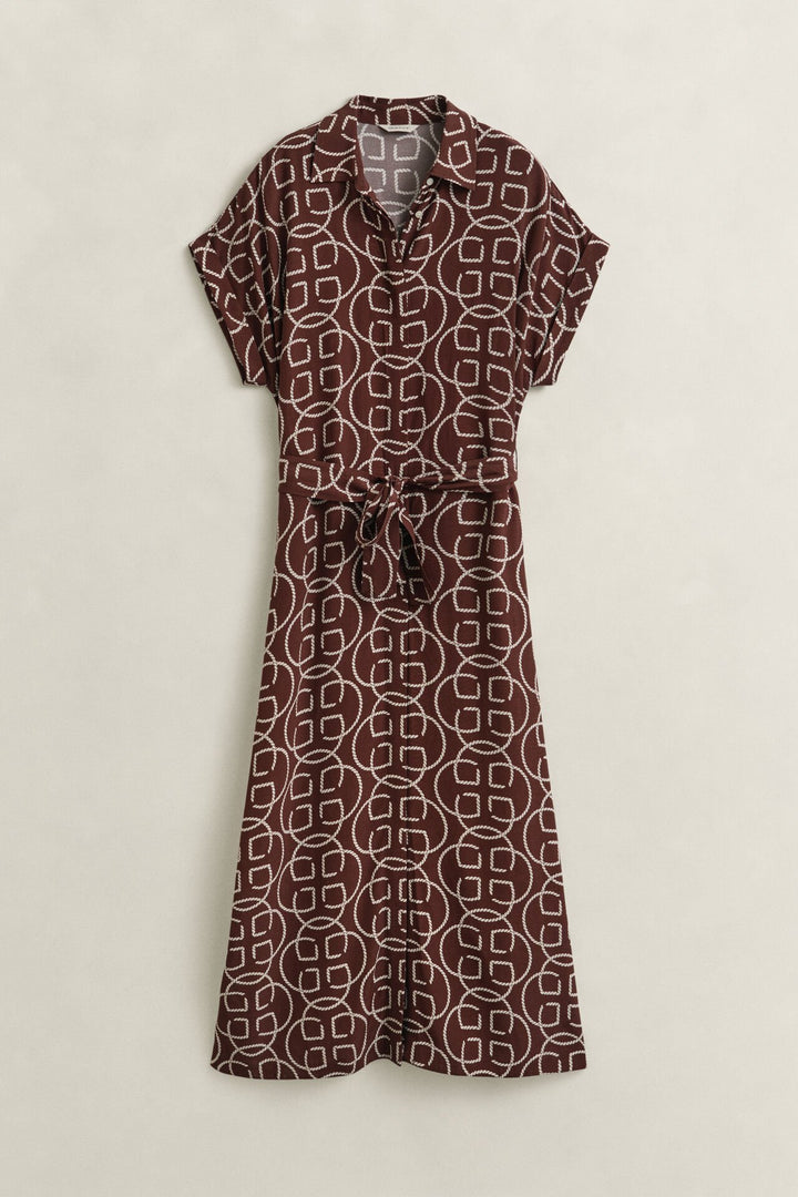 GANT Monogram Cap Sleeve Dress/Haljina 4503516