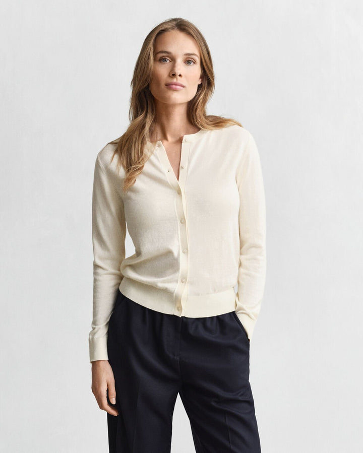 GANT Lightweight Crew Neck Cardigan /Pulover 4805434