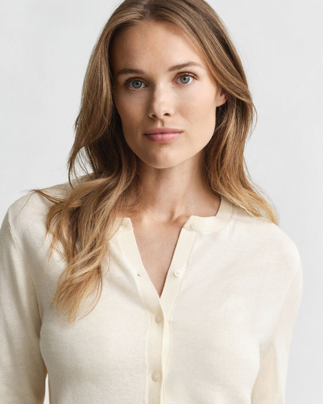 GANT Lightweight Crew Neck Cardigan /Pulover 4805434