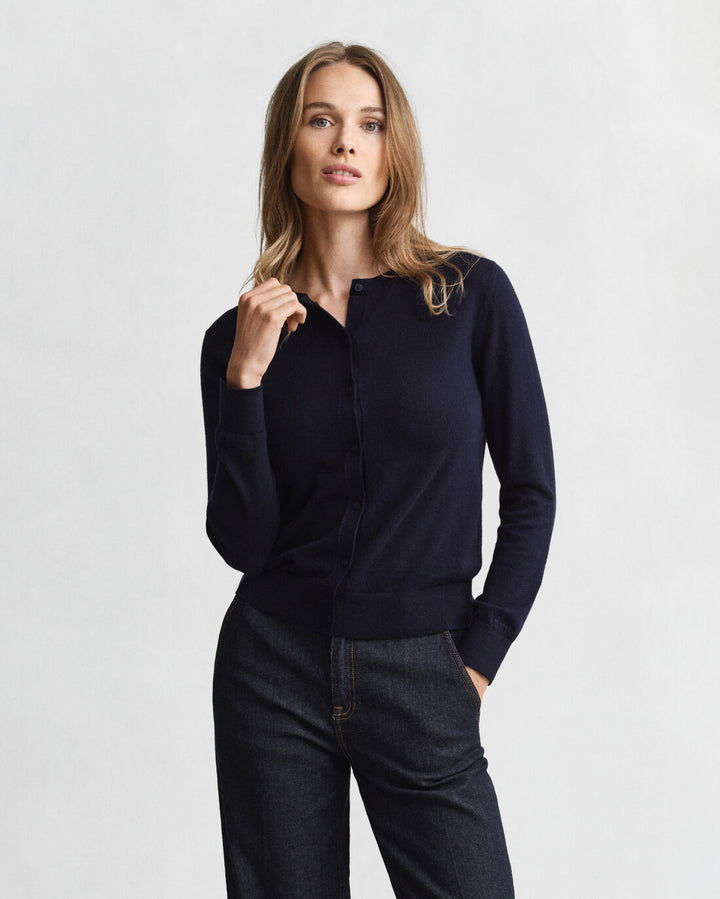 GANT Lightweight Crew Neck Cardigan /Pulover 4805434