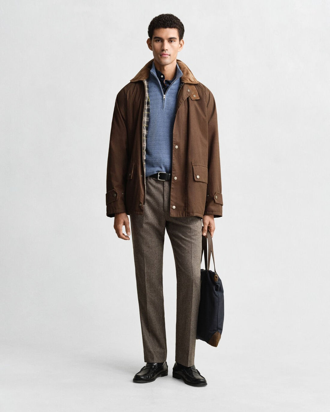 GANT Mini Cable Knit Half-Zip Sweater/Pulover 8030568