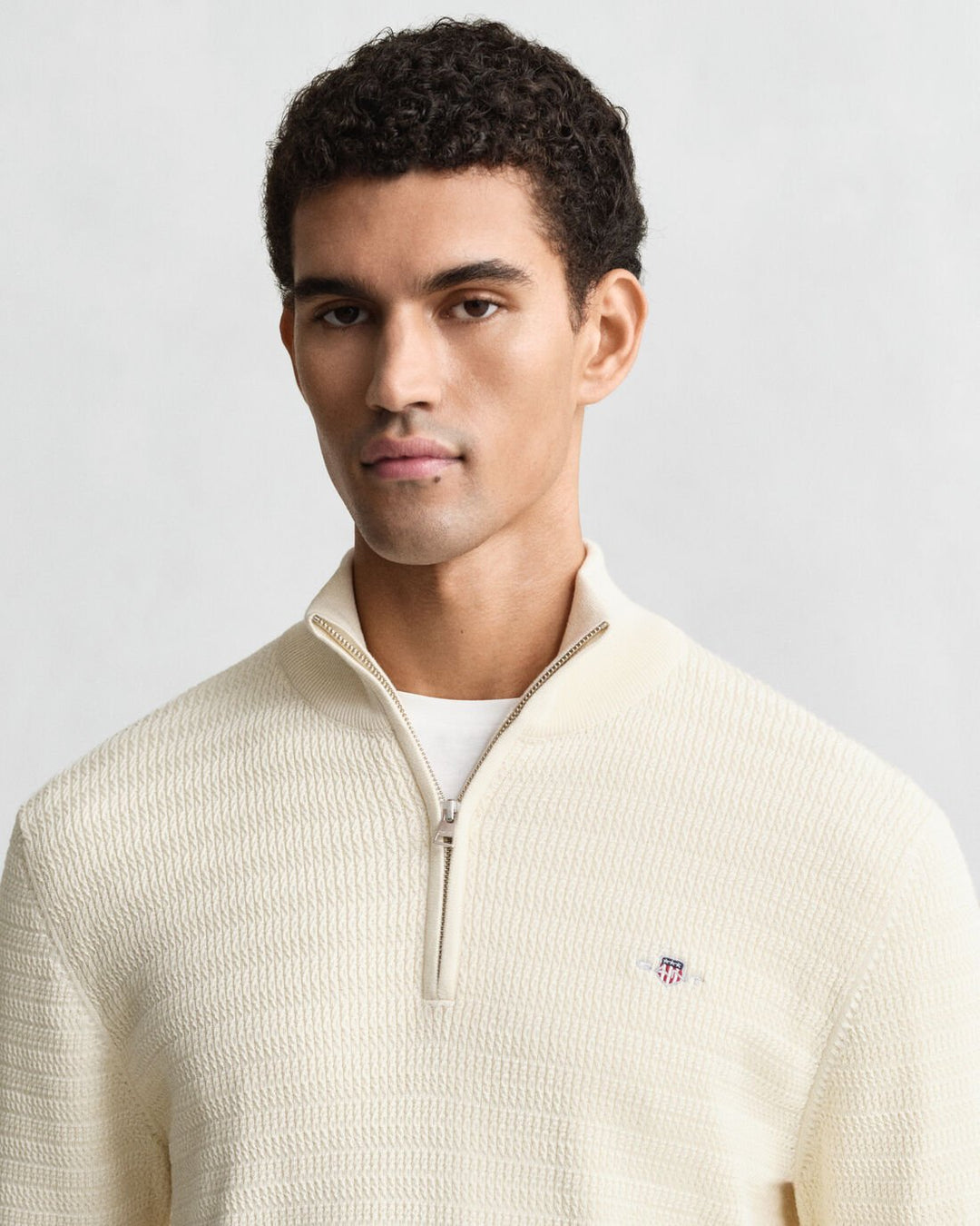 GANT Mini Cable Knit Half-Zip Sweater/Pulover 8030568