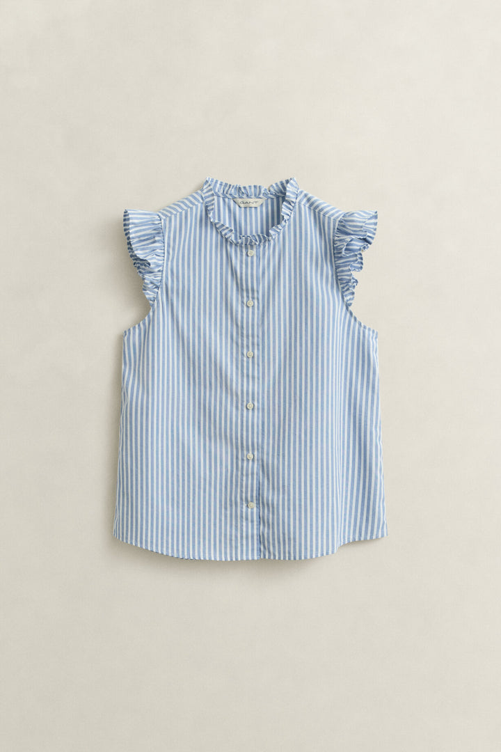 GANT Ruffled Striped Cotton Blouse/Košulja 4300619