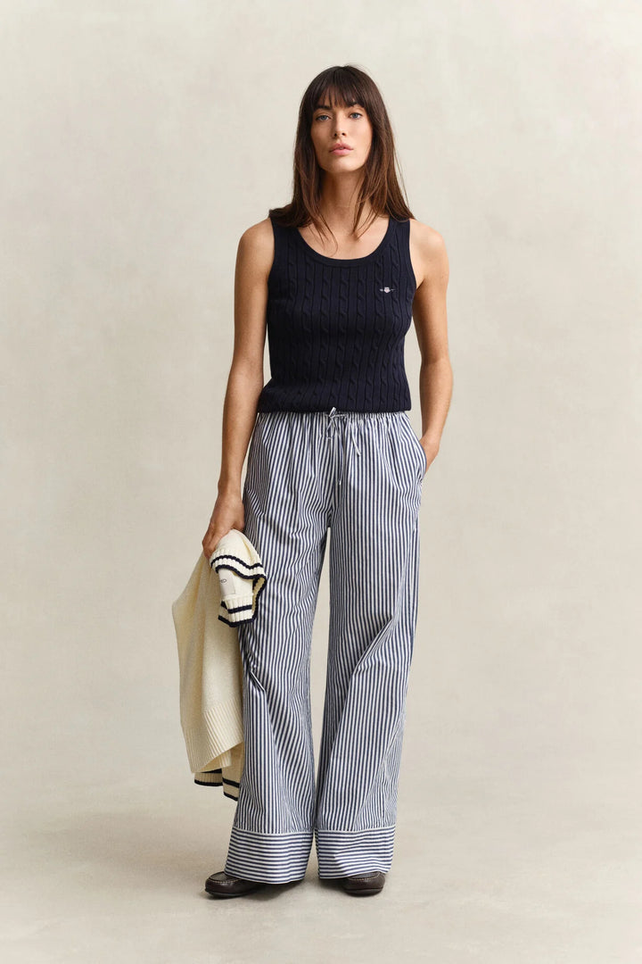 GANT Striped Poplin Pants/Hlače 4150395