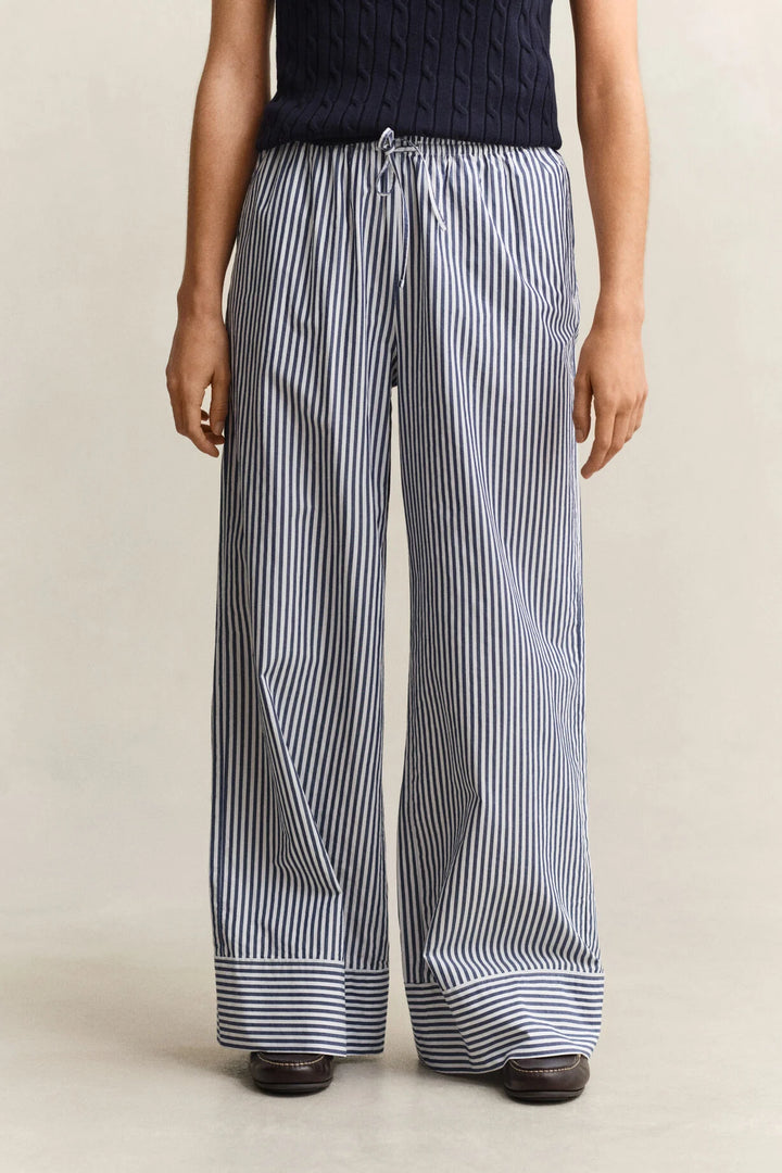 GANT Striped Poplin Pants/Hlače 4150395