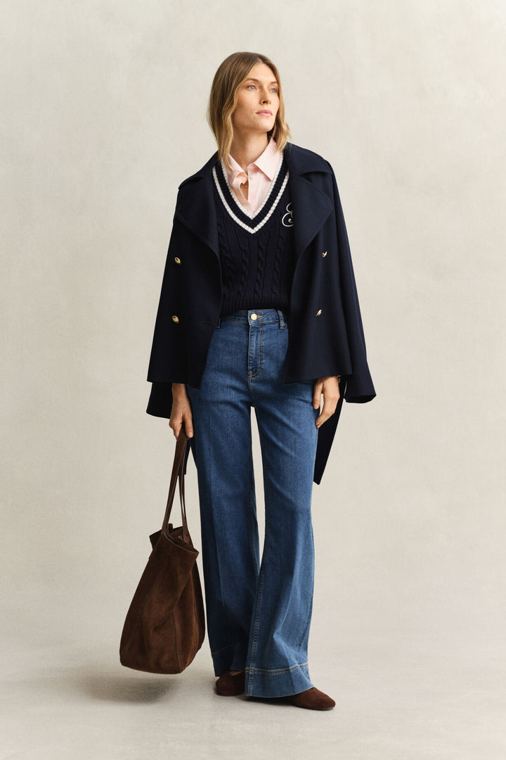 GANT Cotton Cable Knit Vest/Pulover 4805441