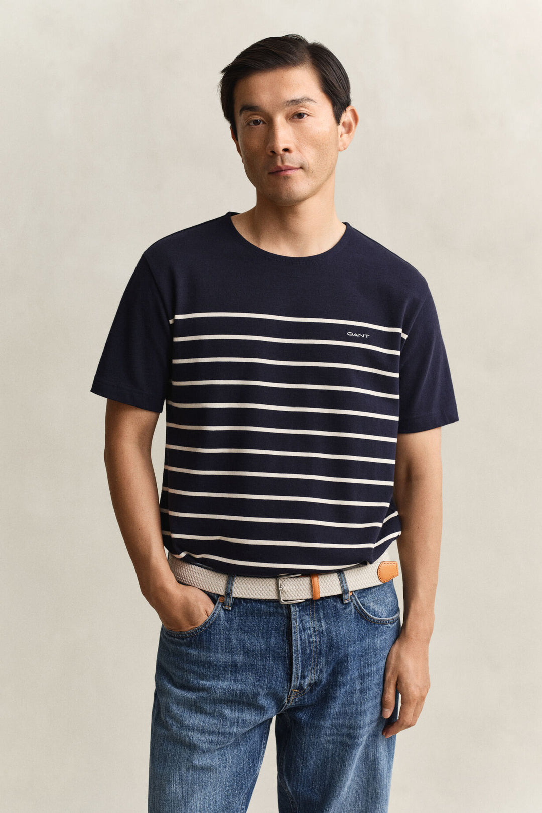 GANT Placed Stripe T-Shirt/Majica 2003397