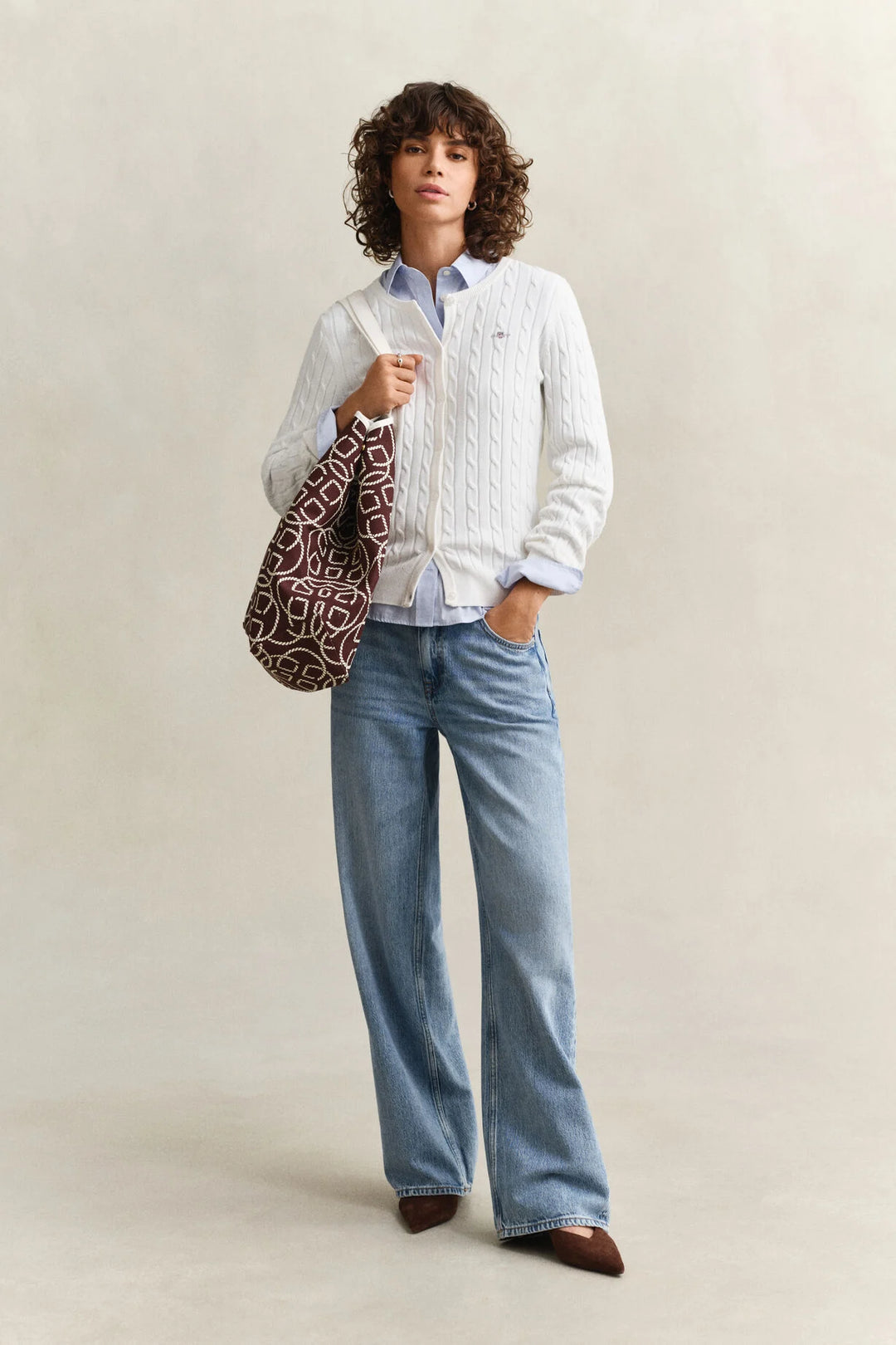 GANT Cable Knit Cardigan/Pulover 4800103