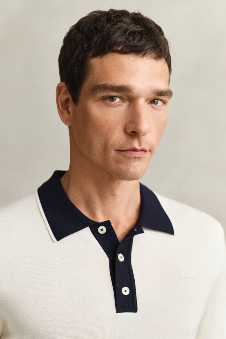 GANT Cotton Modal Polo Sweater/Pulover 8030287