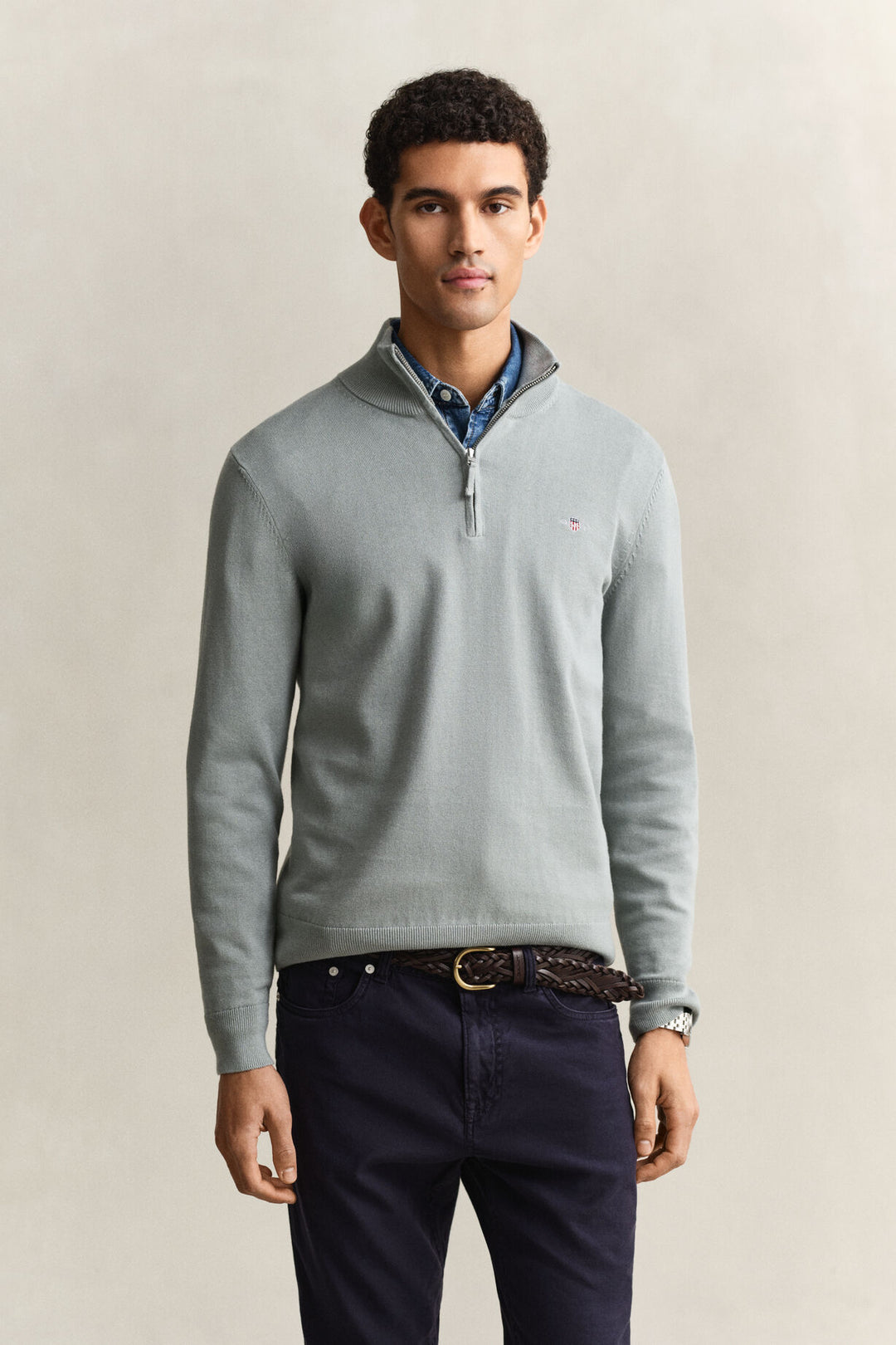 GANT Classic Cotton Half-Zip Sweater/Pulover 8030564
