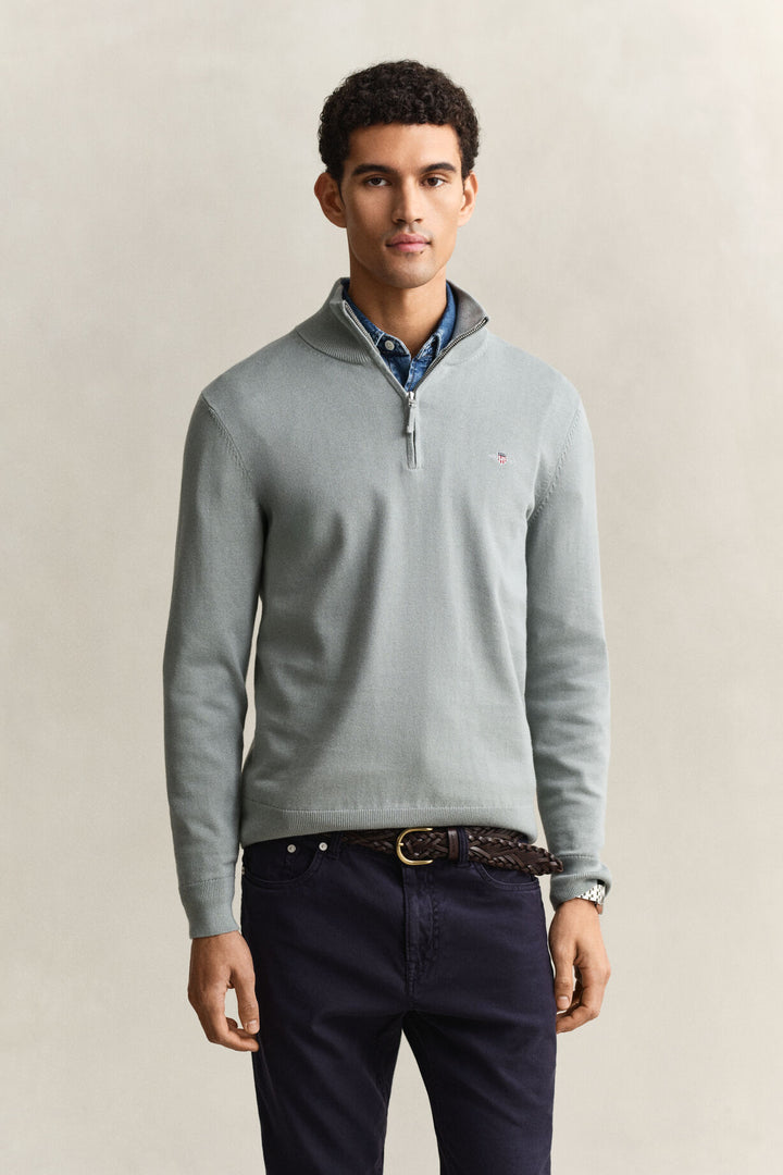 GANT Classic Cotton Half-Zip Sweater/Pulover 8030564