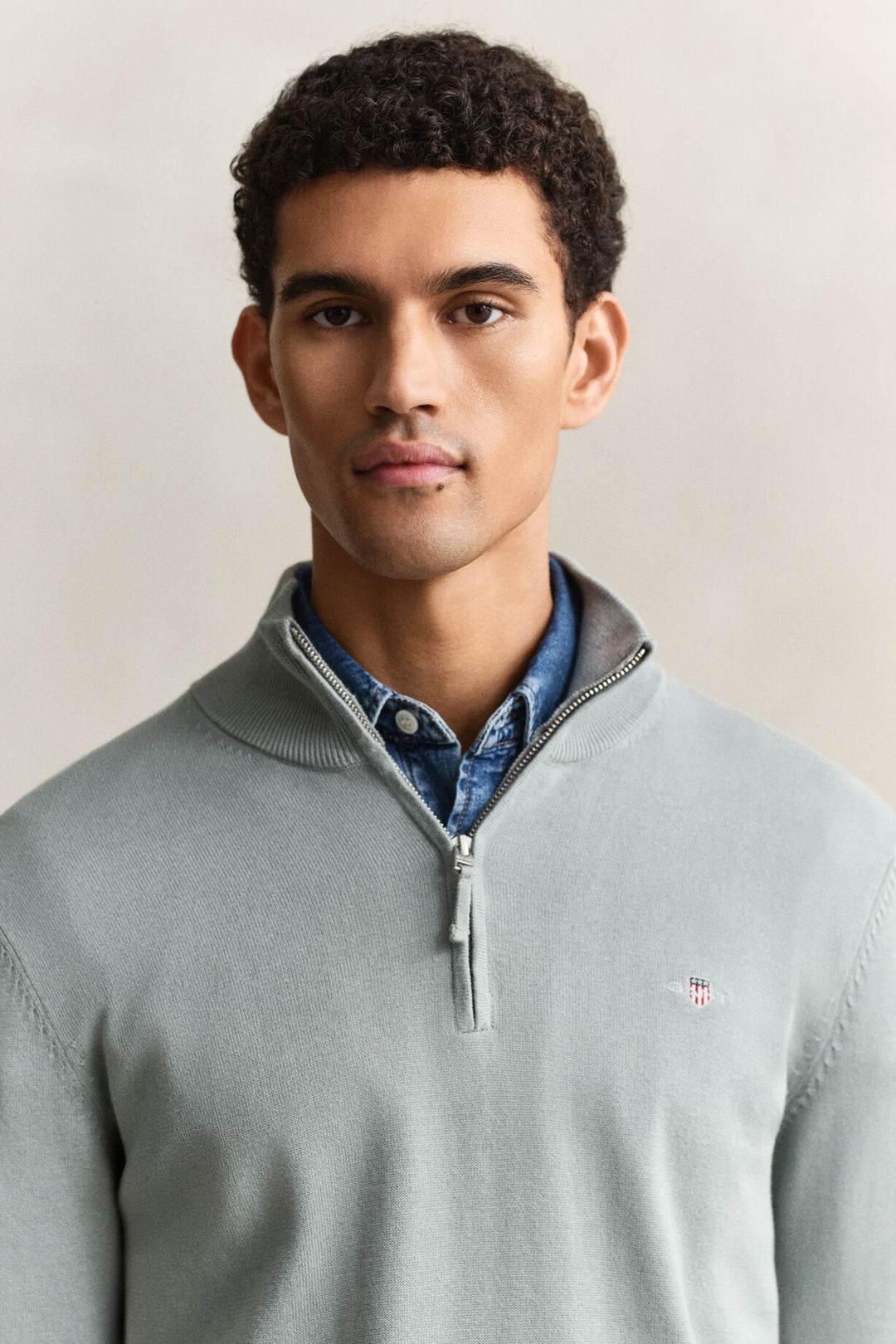 GANT Classic Cotton Half-Zip Sweater/Pulover 8030564