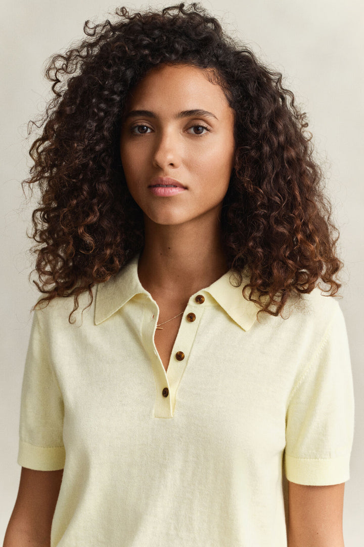 GANT Knitted Short Sleeve Rugger /Pulover 4805471